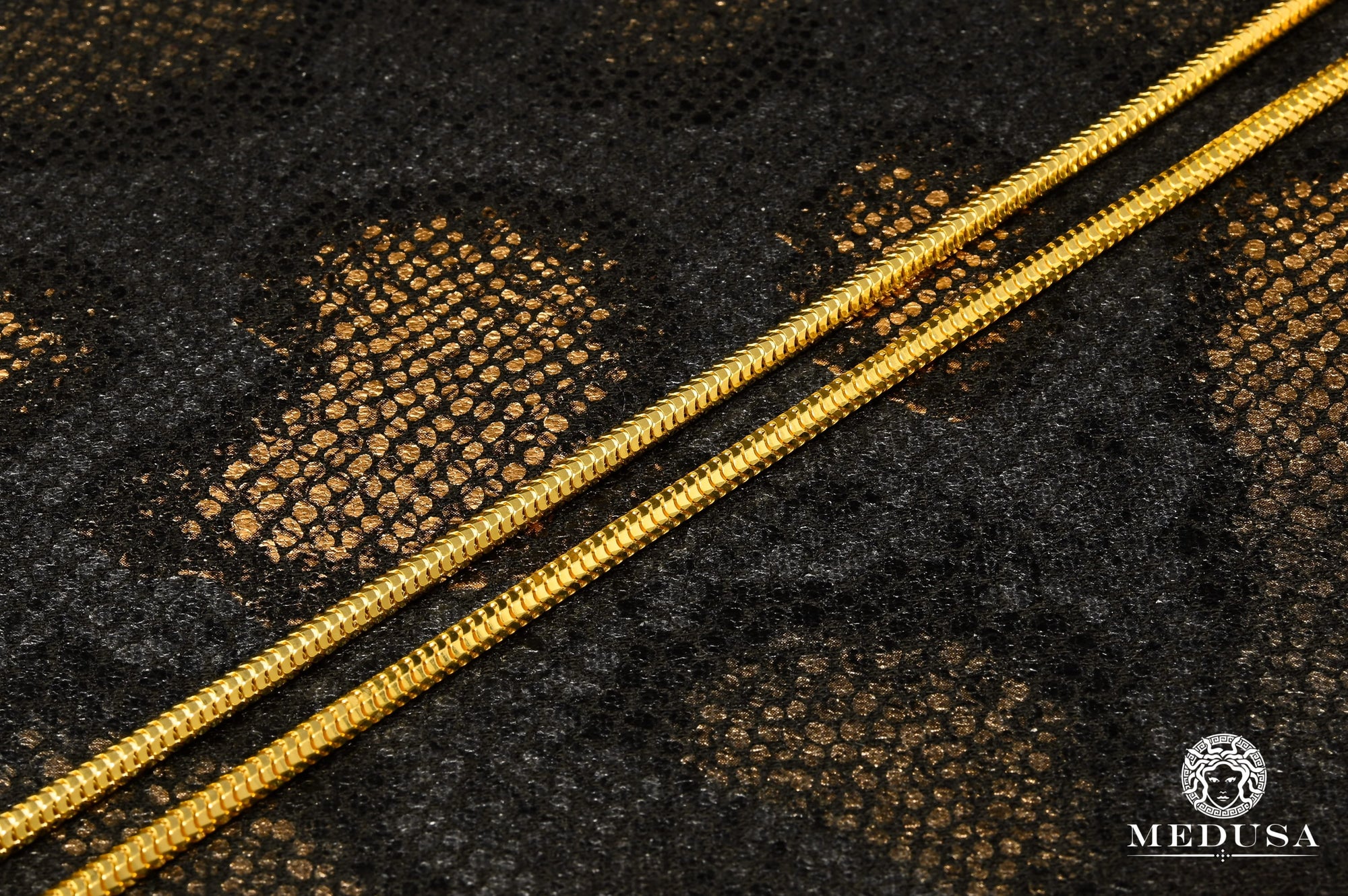 Chaîne en Or 10K | Chaîne 3mm Snake Chain