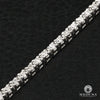 Bracelet à Diamants en Or 14K | Homme 3mm Tennis Blanc - Diamant