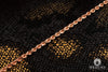 10K Gold Chain | 3mm chain Rope Rose gold