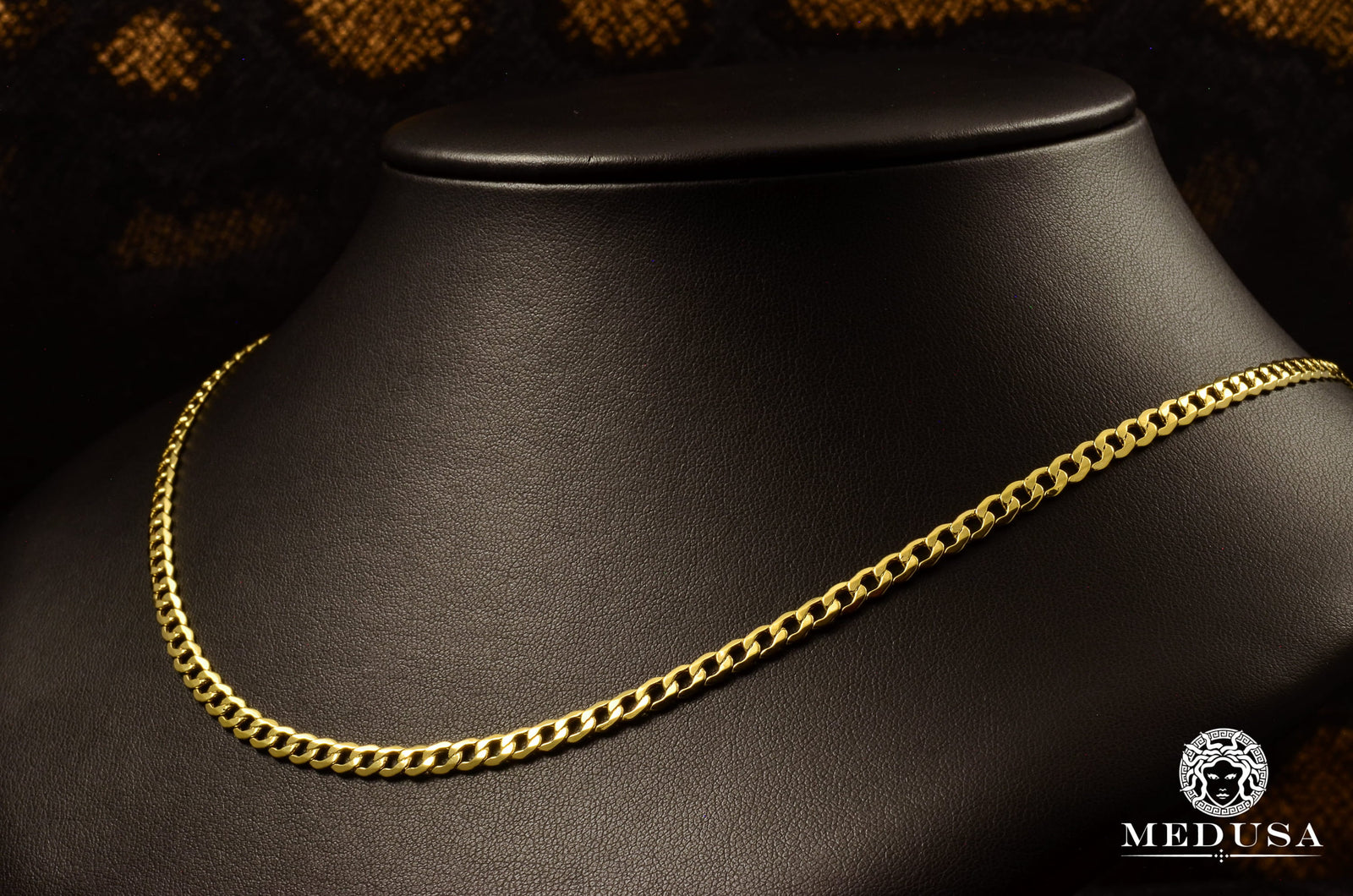 10K Gold Chain | Curb Chain 4.5mm Curb Link Hollow