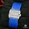Montre Cartier | Homme 40mm Santos 100 Iced - Bleu Crocodile Stainless