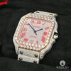 Montre Cartier | Homme 40mm Santos 100 XL - Red Iced Everose Or Rose 2 Tons