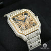 Montre Cartier | Homme 40mm Santos Skeleton - Full Iced Or 2 Tons