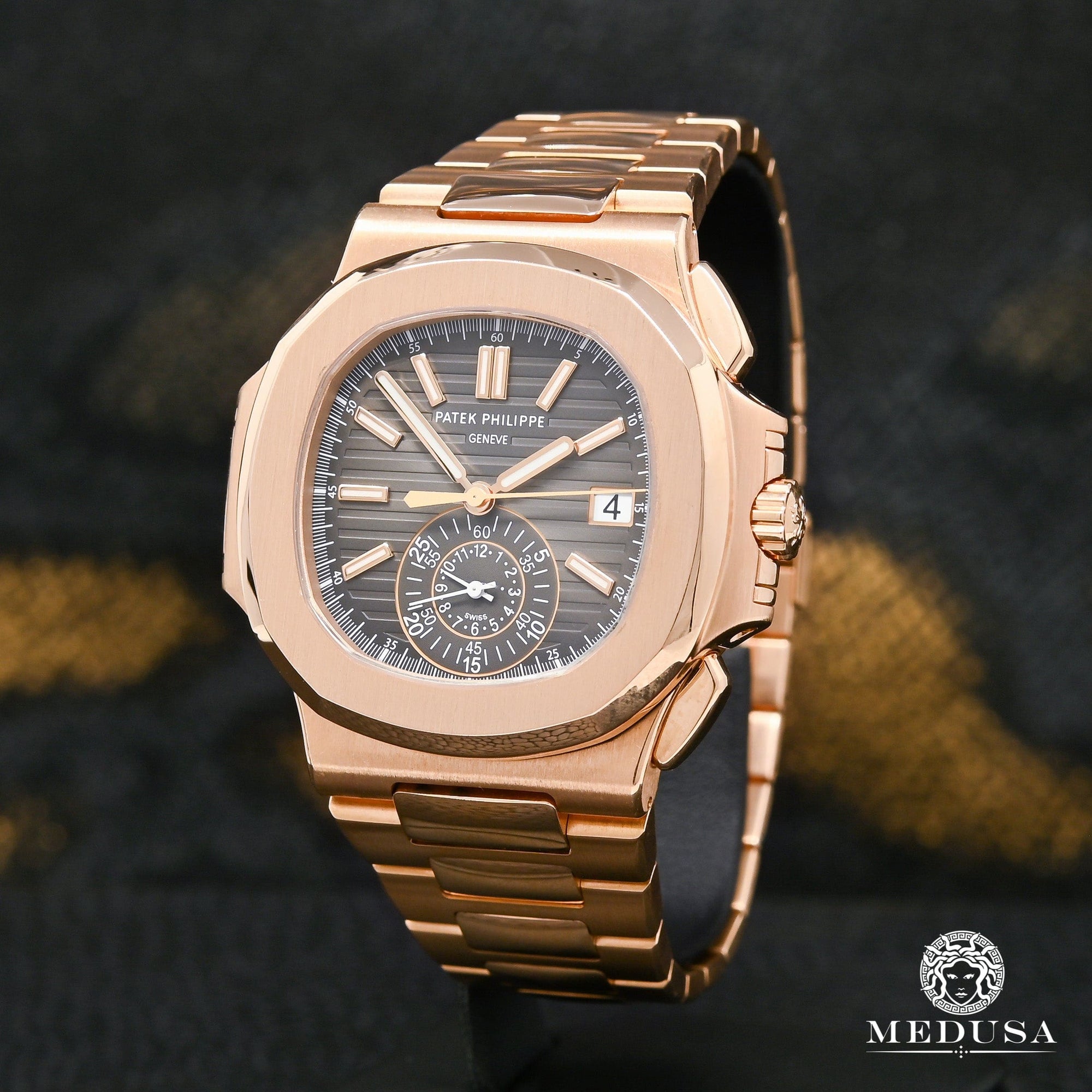 Patek Philippe watch | Patek Philippe Nautilus 41mm Men's Watch - 5980R Rose Gold