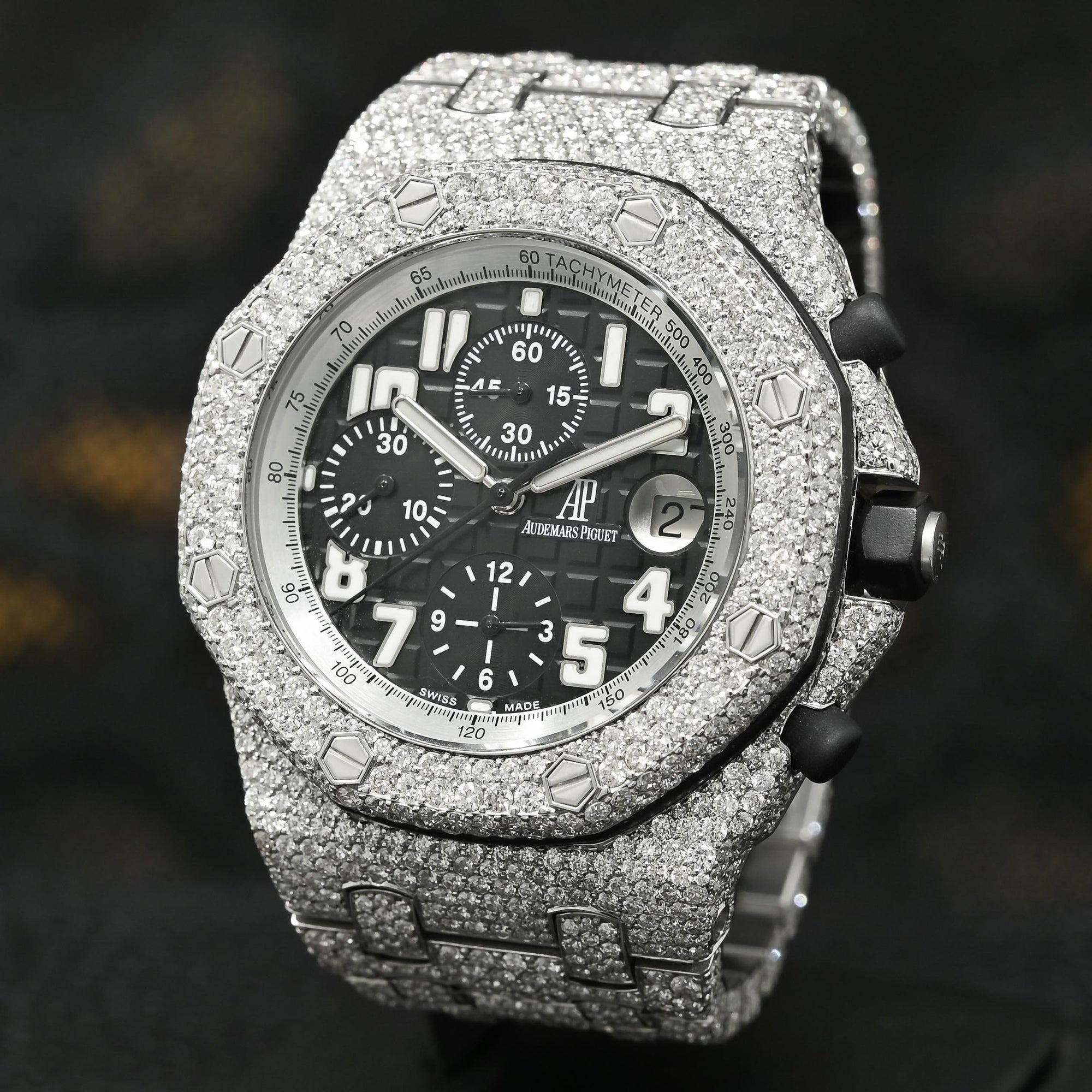 Montre Audemars Piguet | Homme 42mm Offshore - Black Iced Stainless