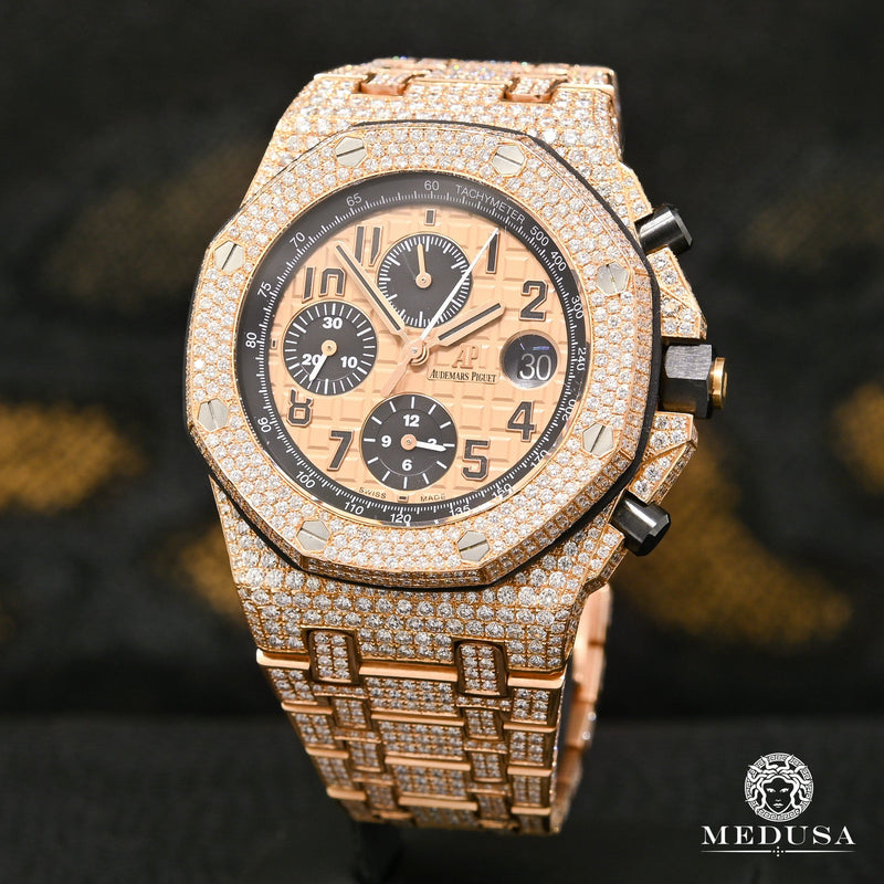 Audemars Piguet watch | Audemars Piguet Offshore Brick 42mm Men&#39;s Watch - Rose Honeycomb Rose Gold