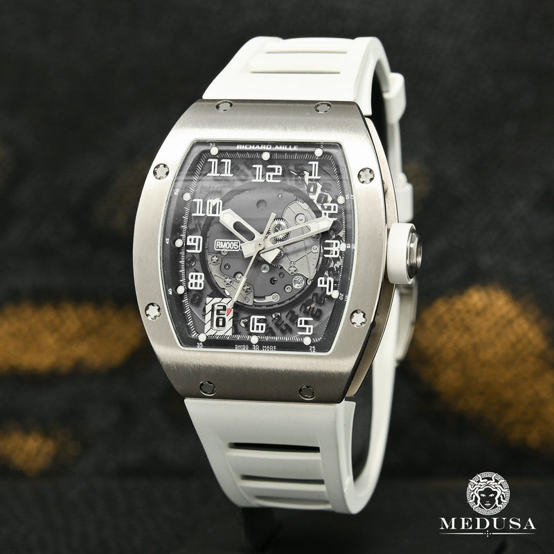 Richard Mille watch | Men&#39;s Watch 45mm Richard Mille White Gold - RM005 White Gold