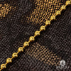 10K Gold Chain | 4mm Ball Moon Cut Chain