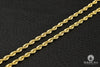 10K Gold Bracelet | Men&#39;s Bracelet 4mm Bracelet Rope laser-cut