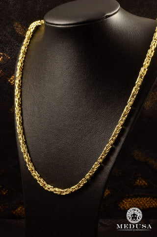4mm Byzantine  - 26'' / Yellow Gold