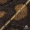 10K Gold Chain | Curb Chain 4mm Figaro Diamond Cut