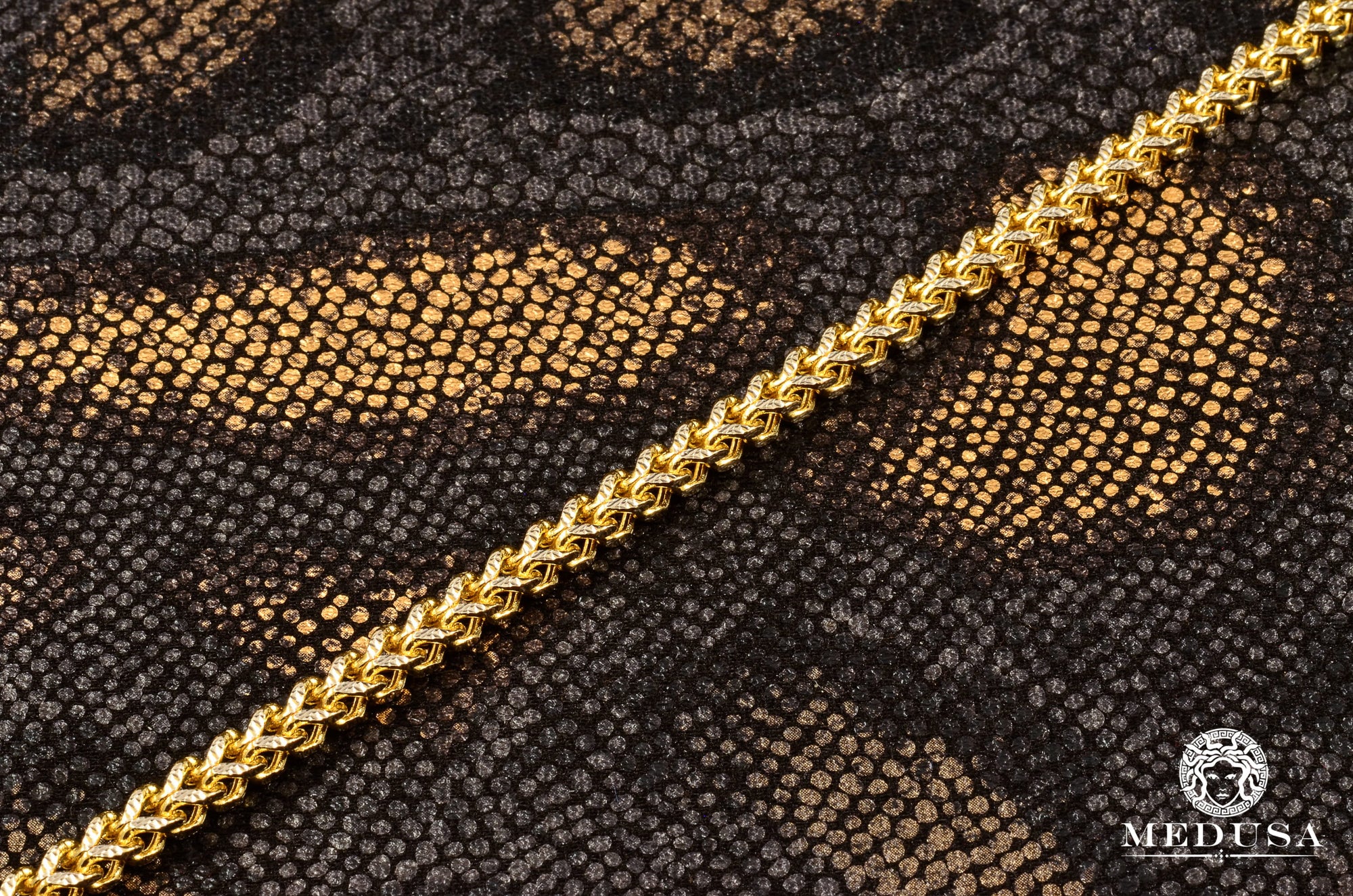 Chaîne en Or 10K | Chaîne 4mm Franco Diamond Cut