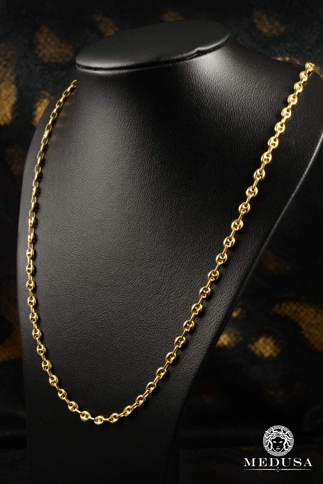 10K Gold Chain | 4mm Gucci Puff Link Chain