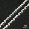 Chaîne à Diamants en Or 14K | Tennis 4mm Chain Circle-Prong Blanc