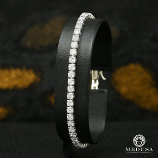4mm Tennis Or Blanc - 15PT Diamant - Or Blanc
