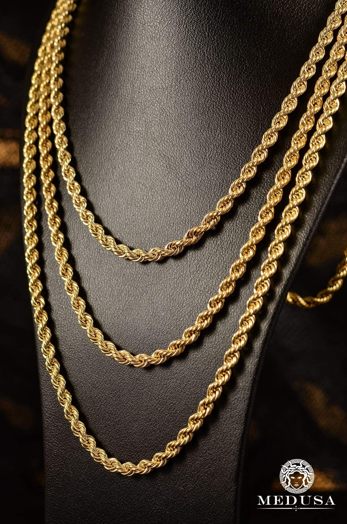 10K Gold Chain | 4mm chain Rope