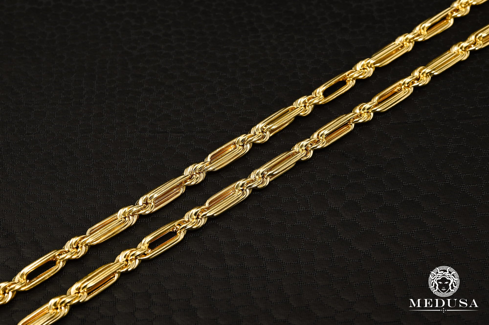 10K Gold Chain | 4mm chain Rope Milano