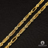 10K Gold Chain | 4mm chain Rope Milano