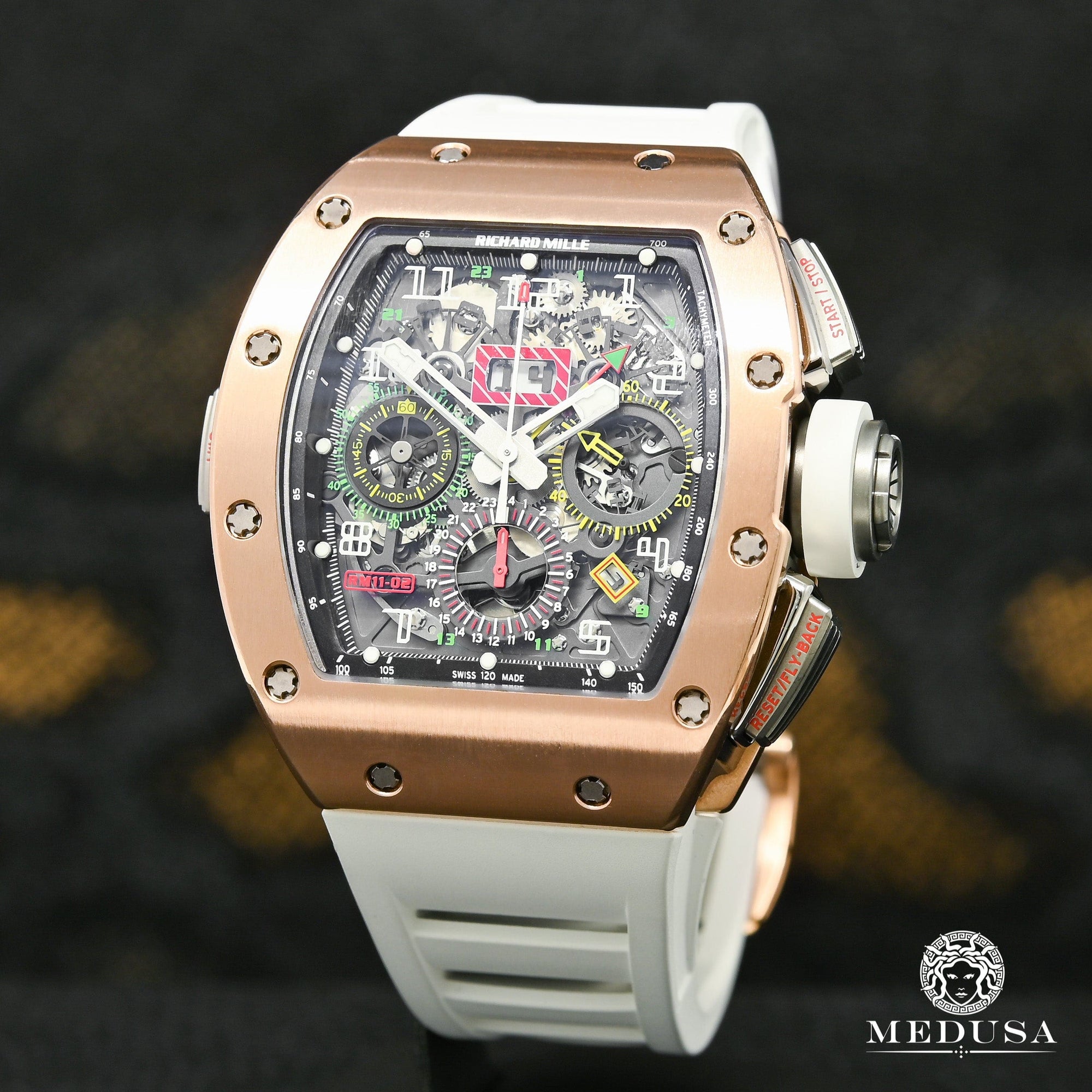 Richard Mille watch | Richard Mille Rose Gold 50mm Men's Watch | RM11-2 Rose Gold