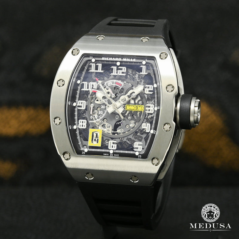 Richard Mille Watch | Men&#39;s Watch 50mm Richard Mille Titanium - RM030 Stainless