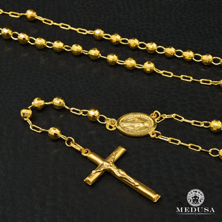 5mm Rosary  - Yellow Gold