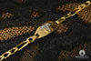 10K Gold Bracelet | Men&#39;s Bracelet 6.5mm Medical Bracelet M410-F
