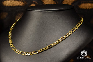 6.5mm Figaro Creux  - 18'' / Yellow Gold