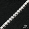 Bracelet à Diamants en Or 18K | Homme 6.5mm Tennis 50PT Blanc - Diamant