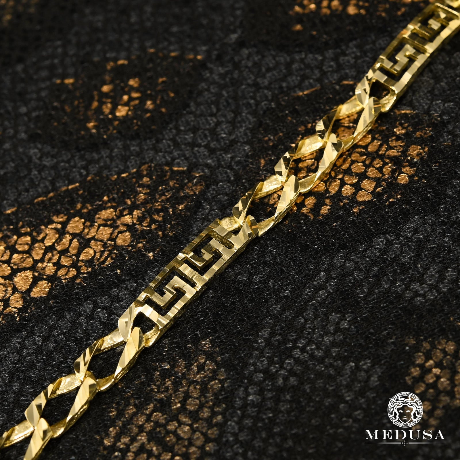 10K Gold Bracelet | Men's Bracelet 6mm Gianni M1 Bracelet