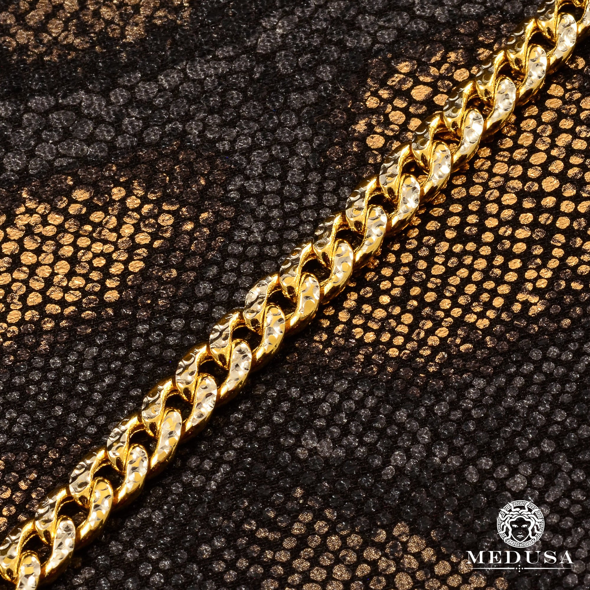 Chaîne en Or 10K | Chaîne 6mm Cuban Diamond Cut