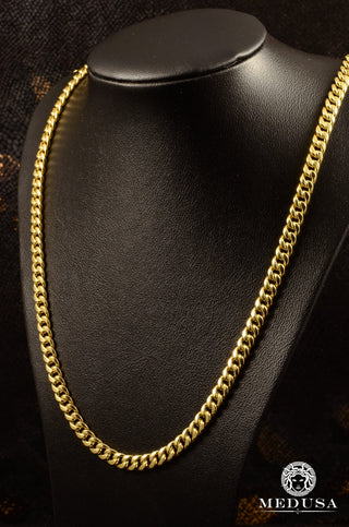 6mm Cuban Link - 18'' / Or Jaune