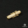 Fermoir à Diamants en Or 14K | Bijoux &amp; Accessoires 6mm Box - Lock Round 585 Jaune