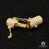 Fermoir à Diamants en Or 10K | Bijoux &amp; Accessoires 6mm Box-Lock Round Jaune