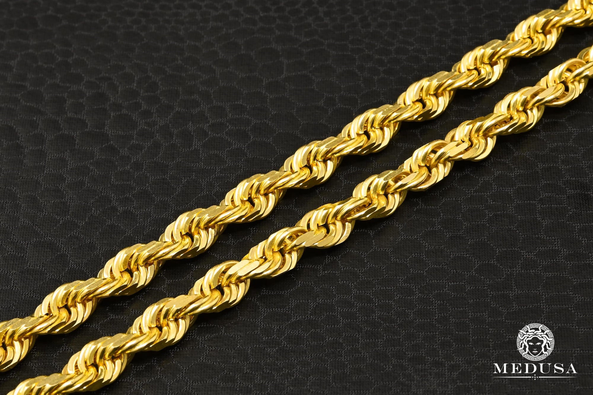 14K Gold Chain | 6mm chain Rope Solid 585