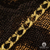 10K Gold Chain | Curb Chain 7.5mm Meshy M153