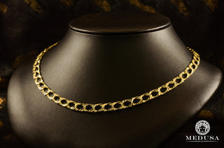 7.5mm Meshy M153  - 18'' / Yellow Gold