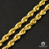 10K Gold Bracelet | Men&#39;s Bracelet 7mm Bracelet Rope Solid