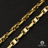 10K Gold Chain | Chain 7mm Bullet M2 32&#39;&#39; / Yellow Gold