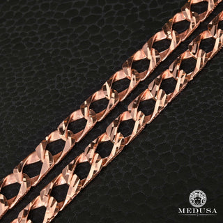 8mm Meshy Bracelet M150 Rose Gold  - 8'' / Rose Gold