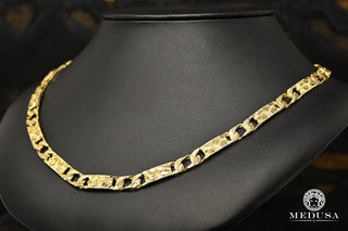 8mm Meshy M-Nugget  - 18'' / Yellow Gold