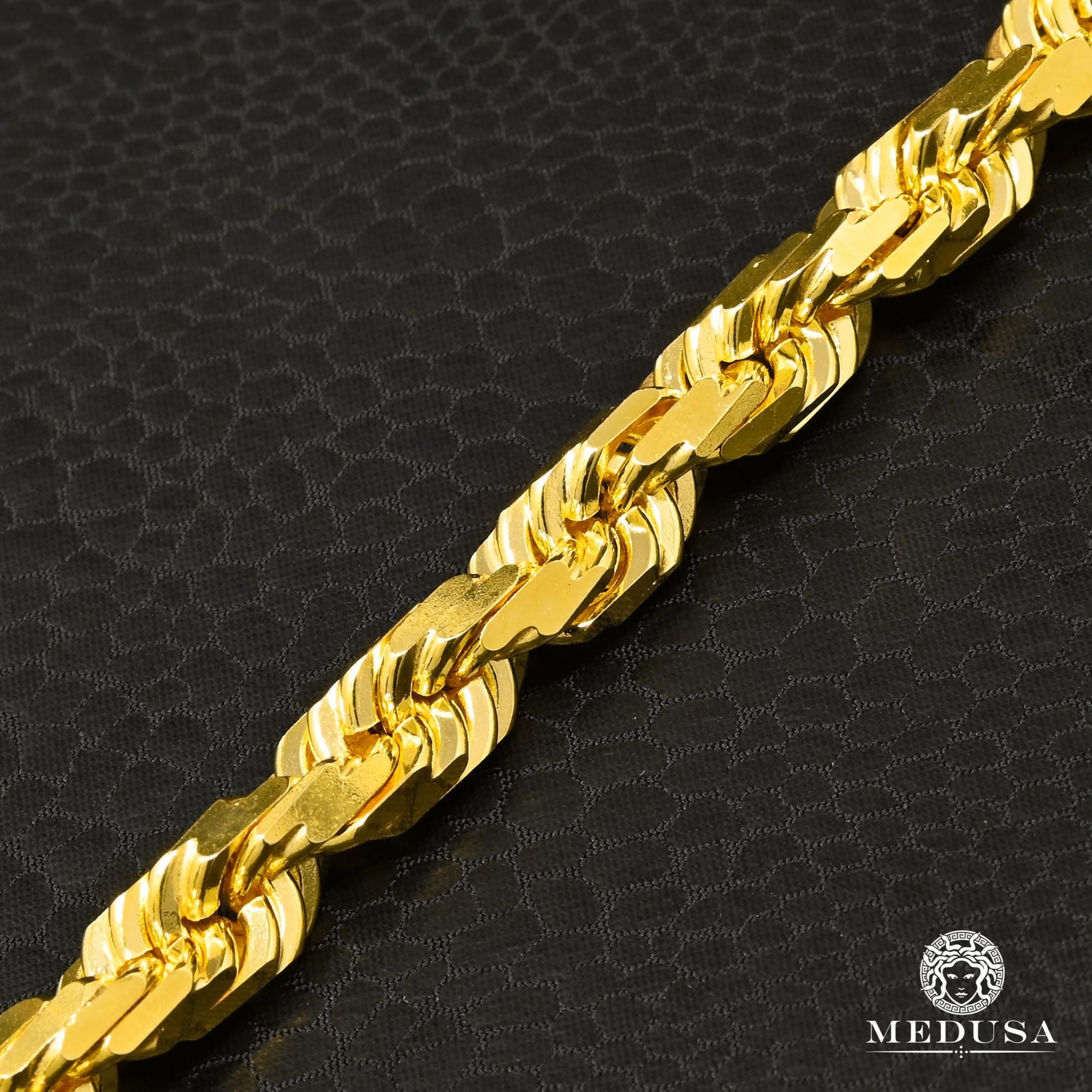 14K Gold Chain | 8mm chain Rope Solid 585