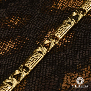 9mm Bracelet Gianni M12 - 8'' / Or Jaune