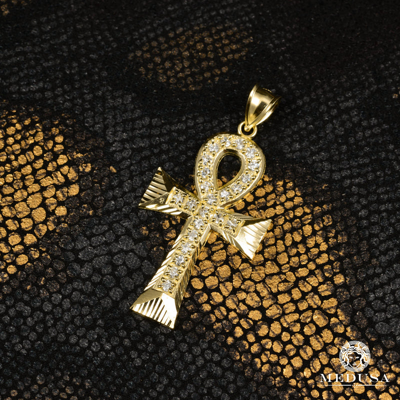 Pendentif Croix Du Sud En Vermeil (or Sur Argent) Avec écrin Offert - Hauteur 4,2 Cm