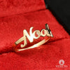 Custom Gold Ring | Custom Jewelry Bespoke Name Ring