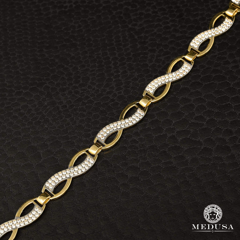 10K Gold Bracelet | Women&#39;s Bracelet Boundless F16 - Infinity Yellow Gold