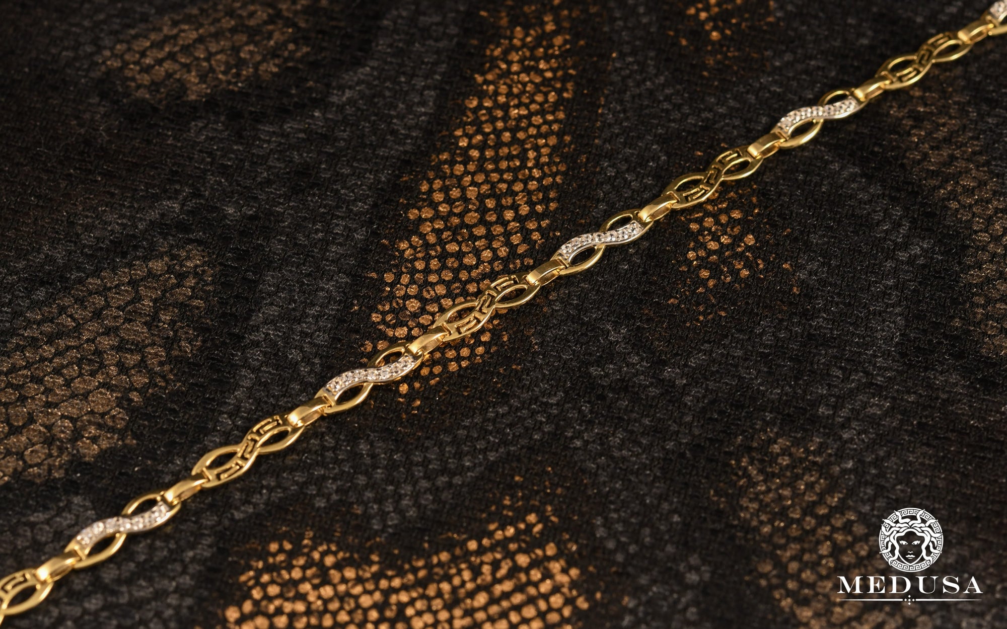 Bracelet en Or 10K | Bracelet Femme Boundless F2 - Infinity