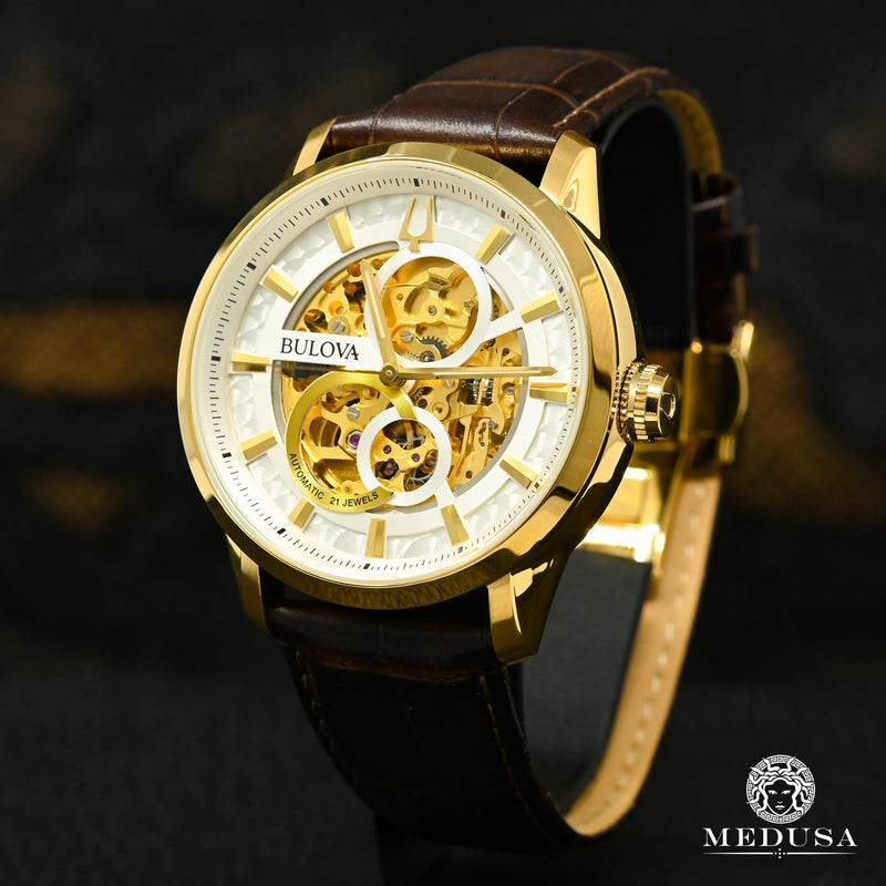 Bulova Watch | Bulova Classic Men&#39;s Watch - 97A138 Yellow Gold
