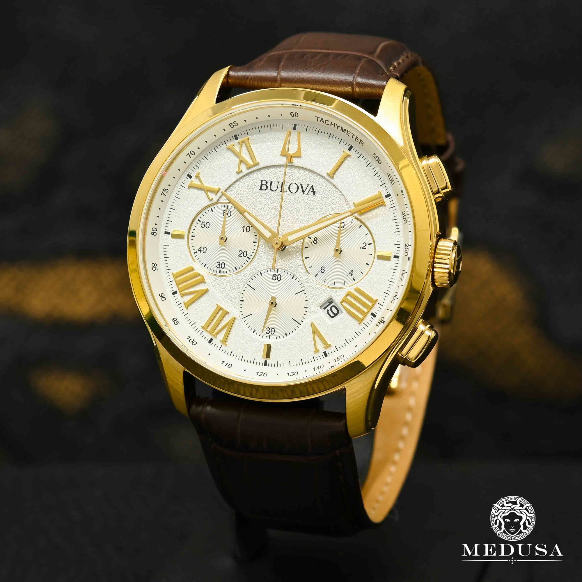 Bulova Watch | Bulova Classic Men's Watch - 97B169 Yellow Gold
