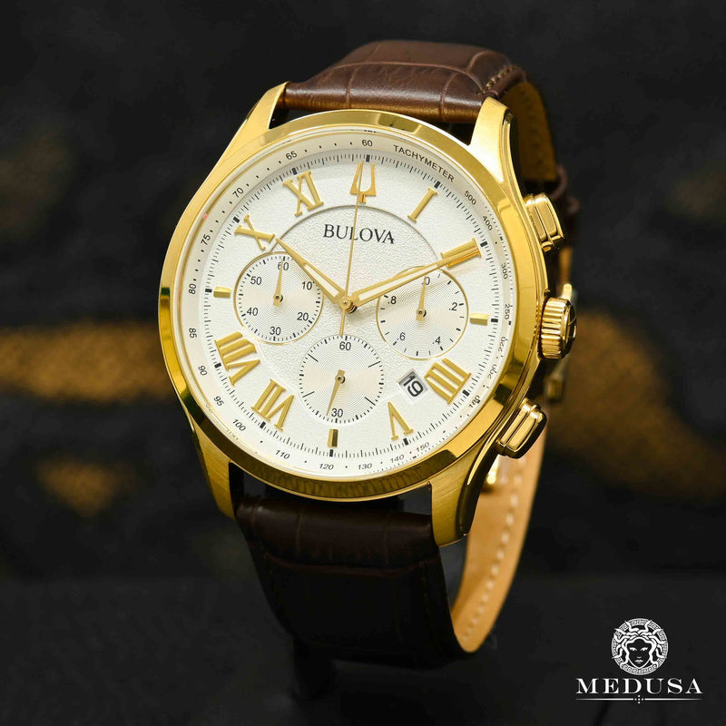 Bulova Watch | Bulova Classic Men&#39;s Watch - 97B169 Yellow Gold