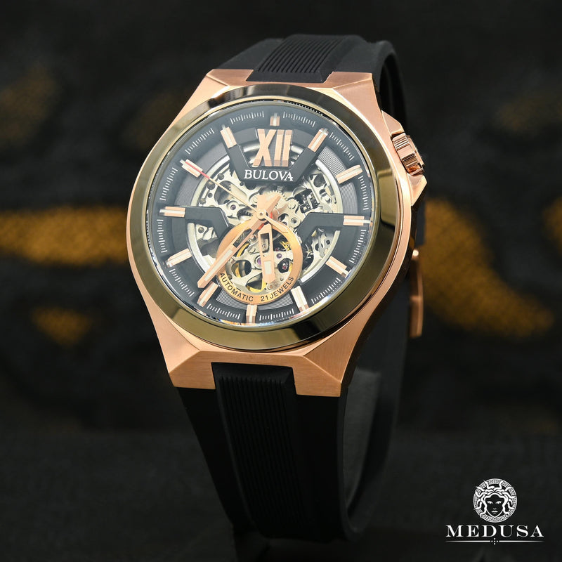 Bulova Watch | Bulova Classic Men&#39;s Watch - 98A177 Rose Gold